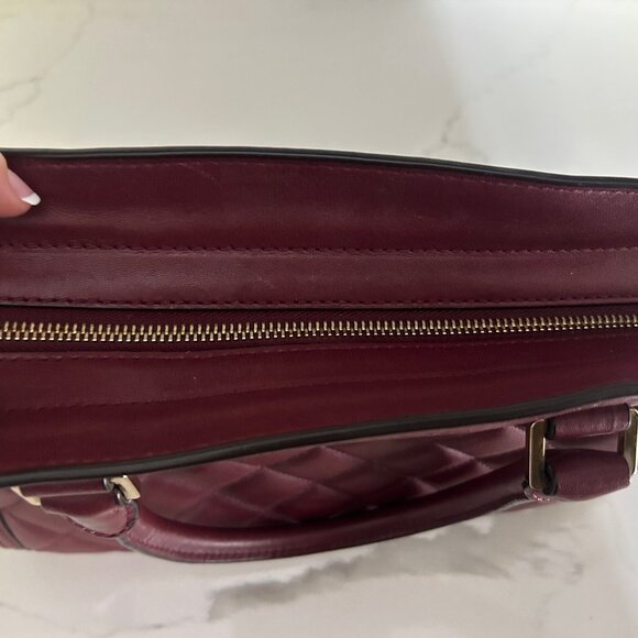 Michael Kors Selma Large Zip Quilted Leather Satchel Bag Purse - LIKE NEW! - Picture 8 of 9